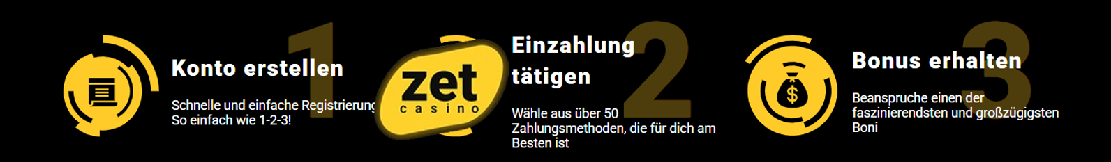 Legitimes Glücksspiel bei Zet Casino