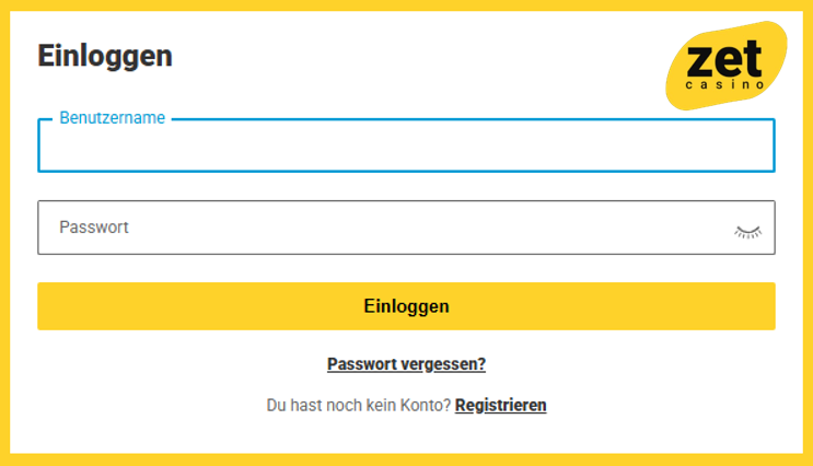 zetcasino login