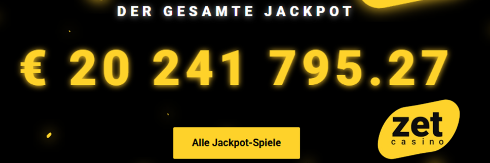 Jackpots bei zet spins